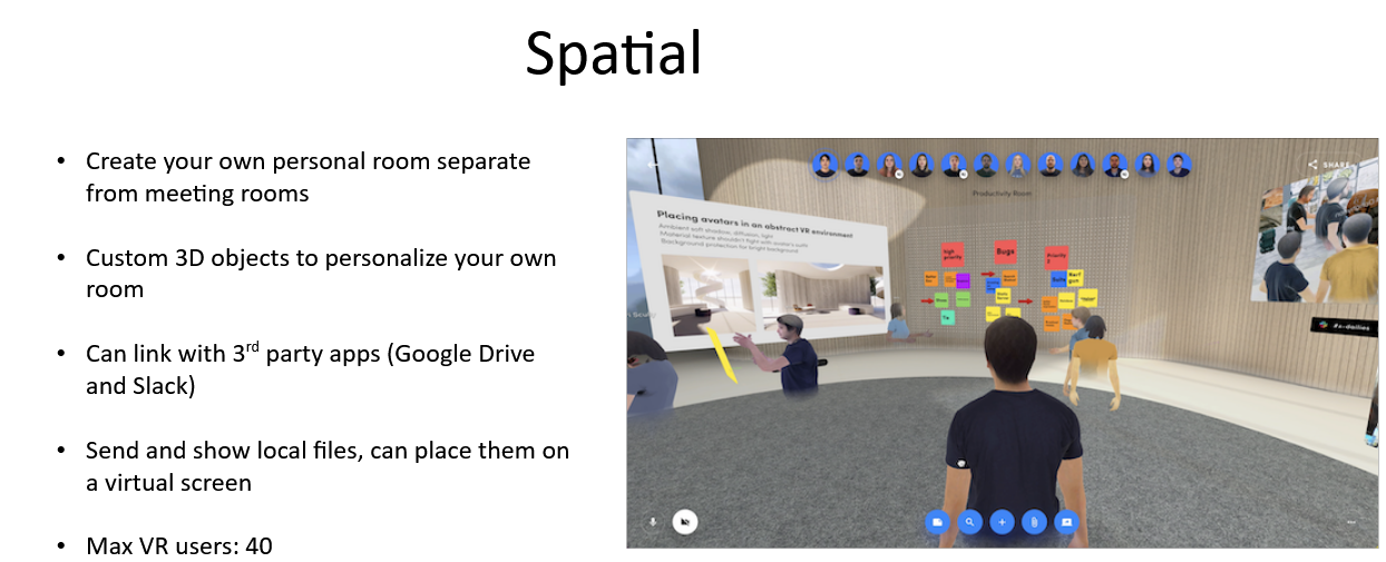 VR Meeting Spaces